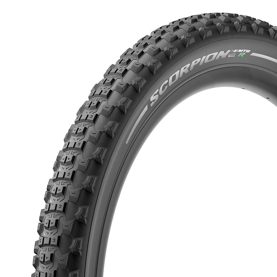 Pirelli, Scorpion E-MTB R, Mountain Tire, 29x2.60, Folding, Tubeless Ready, SmartGRIP+, Hyperwall, 60TPI, Black