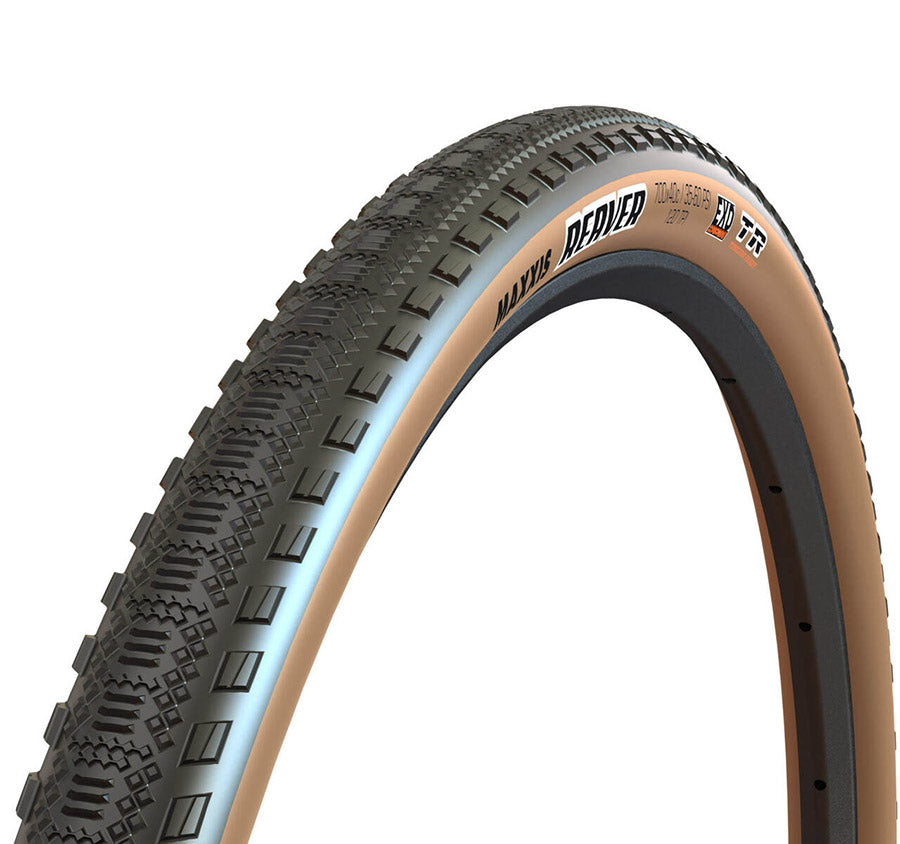Maxxis, Reaver, Gravel Tire, 700x40C, Folding, Tubeless Ready, Dual, EXO, 120TPI, Black
