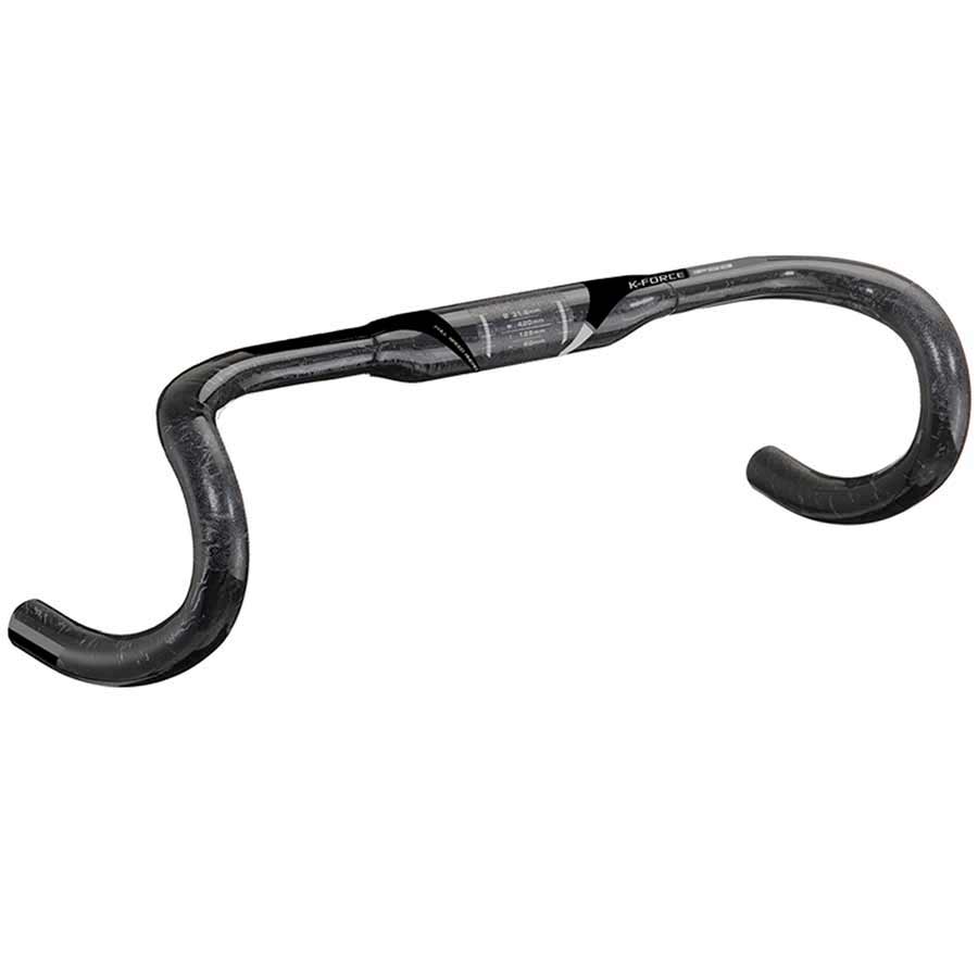 FSA, K-Force Compact, Road handlebar, 31.8mm, 420mm, Reach:80mm, Drop:125mm, Black