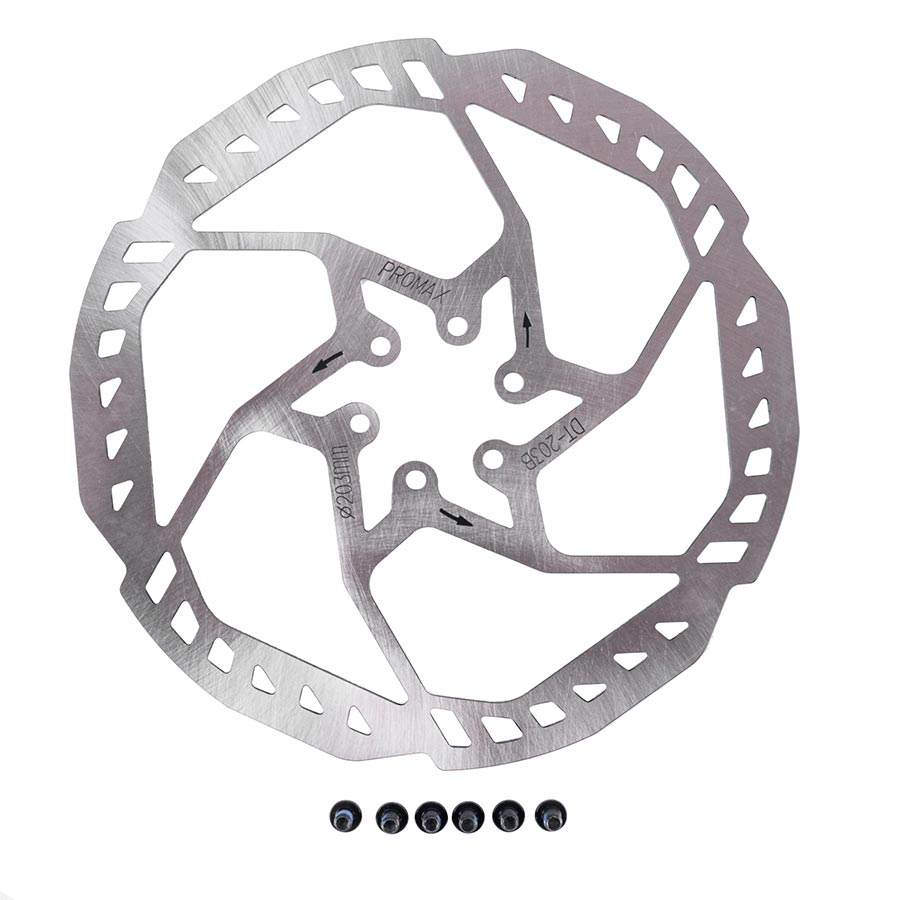 PWR Bikes, Star Union 203mm Rotor, 203mm, ISO 6B