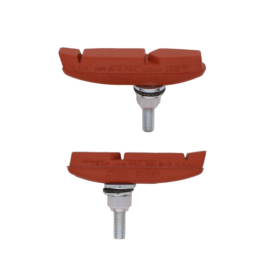 Kool Stop, Eagle 2, Cantilever Brake Pads, Threaded posts, Salmon, Pair