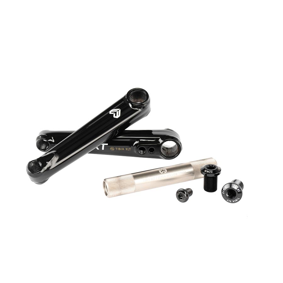 Eclat, Tibia XLT, Crankset, Spindle: 22mm, 22mm, 160mm, Black, BMX, Set