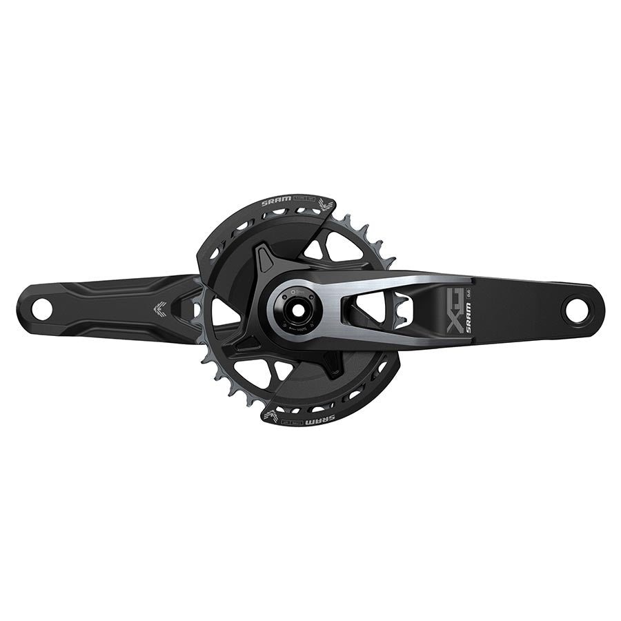 SRAM Crankset X0 Eagle V2 Q174 CL55 DUB MTB Wide Black 2-guards 32t T-Type (BB and BB DUB spacers are not included)
