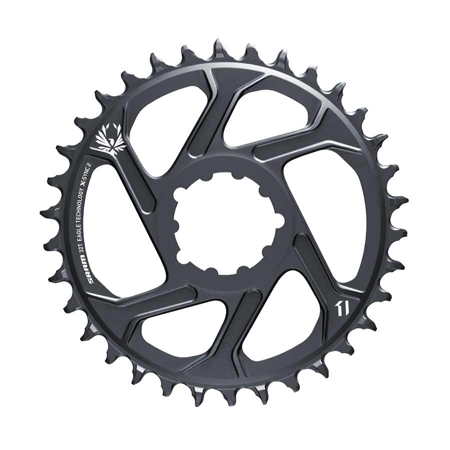 SRAM, GX Eagle C1, Chainring, Teeth: 32, Speed: 11/12, BCD: Direct Mount, Aluminum, Grey, 6mm