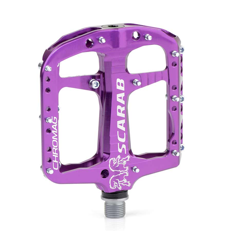 Chromag, Scarab, Platform pedals, Bushing and sealed bearings, Aluminium body, Black