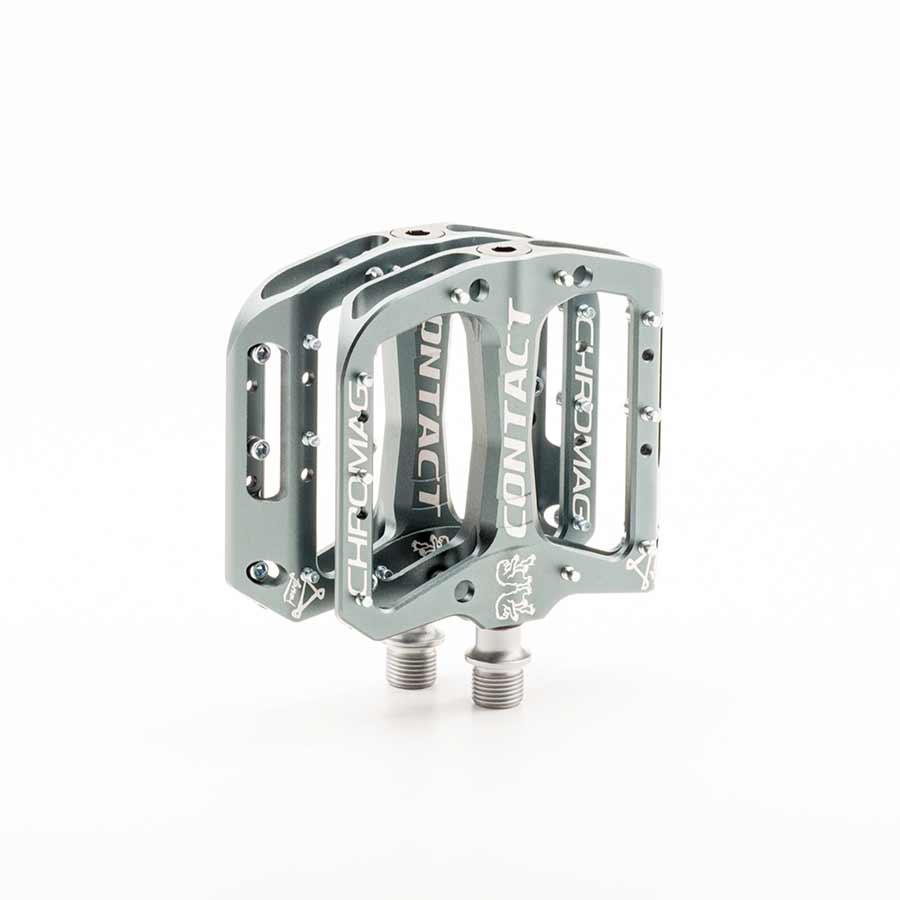 Chromag, Contact, Platform pedals, Bushing and sealed bearings, Aluminium body, Black