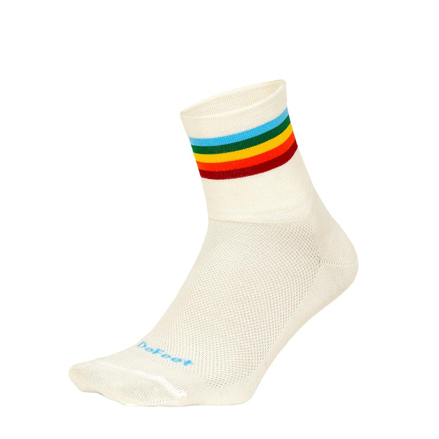 DeFeet, Wooleator Wool Blend 3'', Socks, Prism, L, Pair