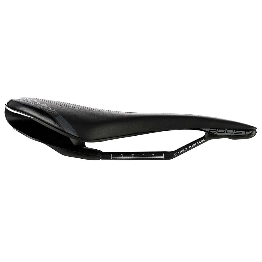 Selle Italia, SP-01 Boost Kit Carbonio Superflow S, Saddle, 250 x 130mm, Men, 160g, Black