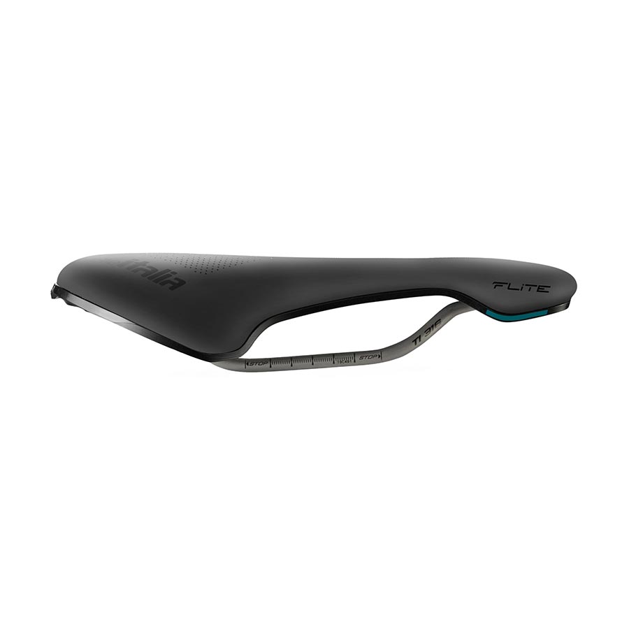 Selle Italia, Flite Boost Gravel Ti 316 Superflow S, Saddle, 250 x 135mm, Unisex, 228g, Black/Grey