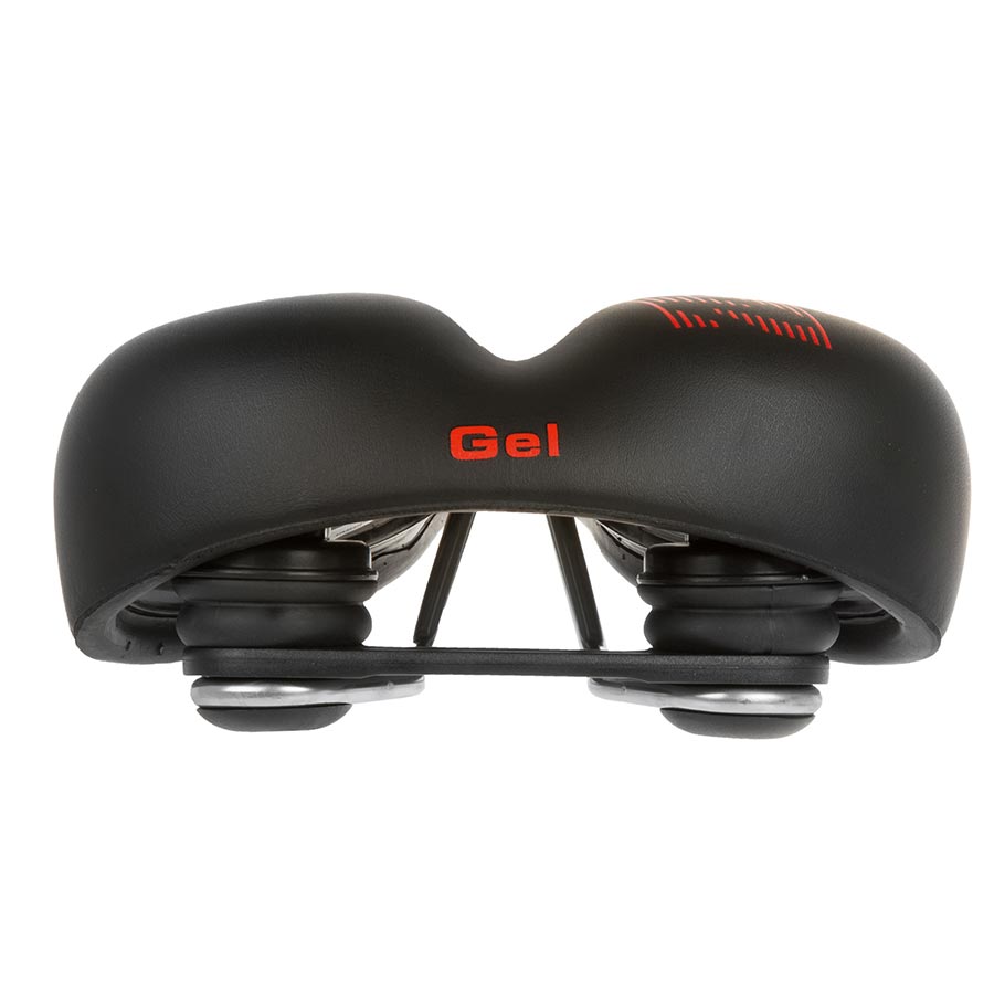 Velo, Plush Gel Elasto, Saddle, 254 x 200mm, Black