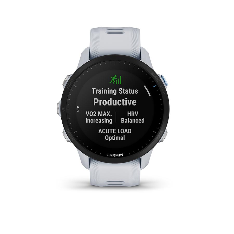 Garmin, Forerunner 955, Watch, Watch Color: Whitestone, Wristband: Whitestone - Silicone