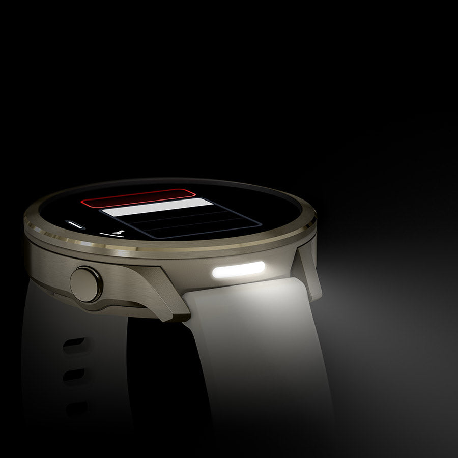 Garmin, Venu 4 41mm, Watch, Watch Color: Lunar Gold, Wristband: Bone - Silicone