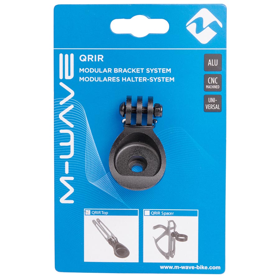 M-Wave, QRIR Top Cap Adapter, Aluminum, Black