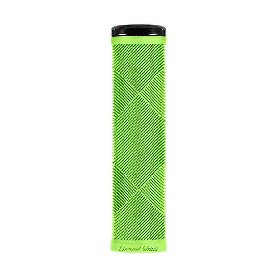 Lizard Skins, Strata Single-Sided Lock-On, Grips, 135mm, Jet Black, Pair