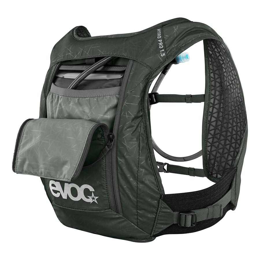 EVOC, Hydro Pro 1.5 + 1.5l Bladder, Hydration Vest, Volume: 1.5L, Bladder: Included (1.5L), Steel