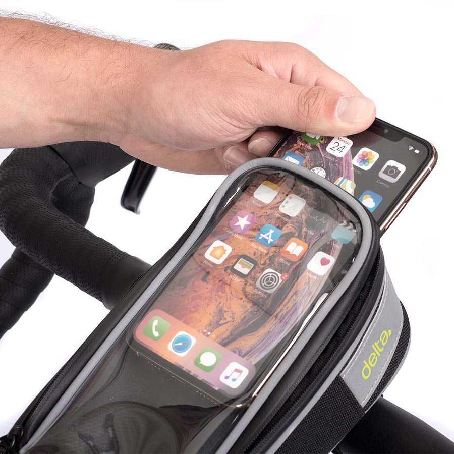 Delta, Stem Phone Bag, Black