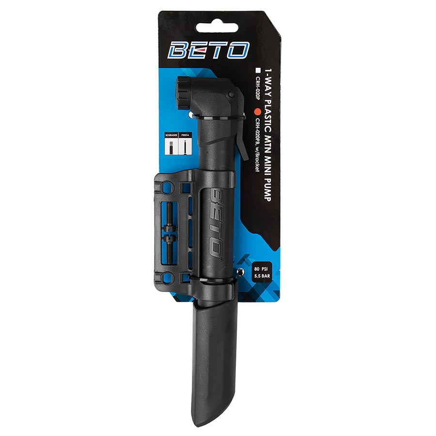 Beto, One Way SP, Pump, 80psi, Reversible, Black