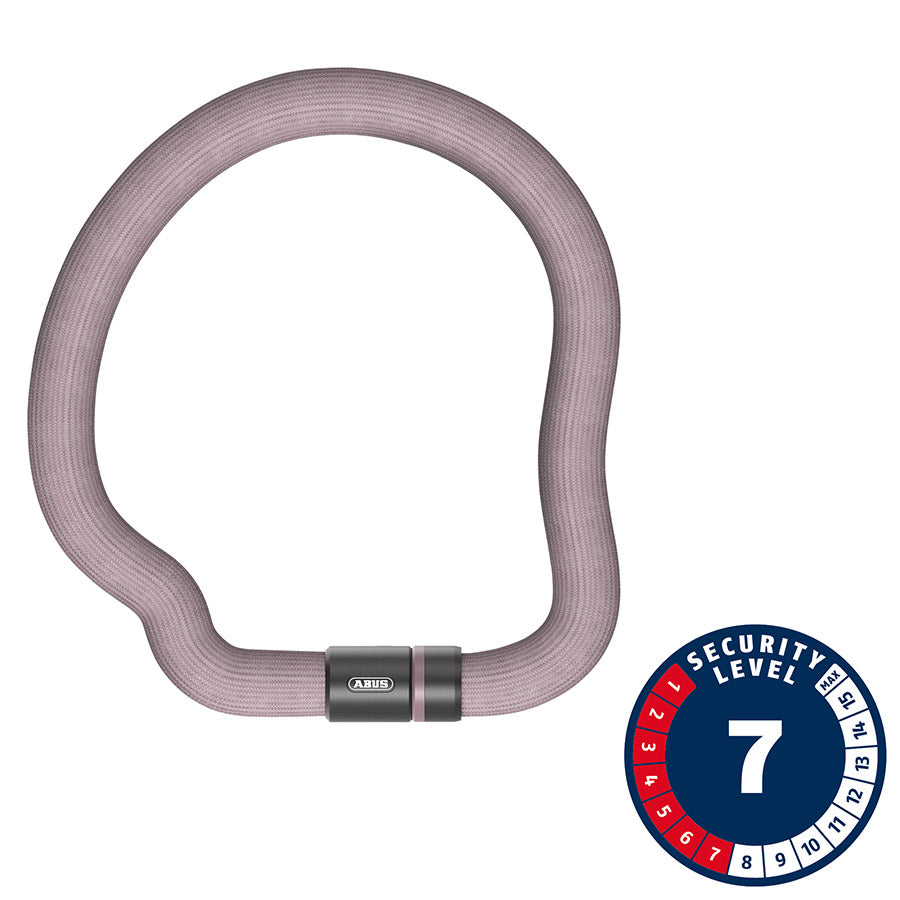Abus, Goose 6206K, Chain Lock, Key, 6mm, 85cm, 2.8', Black