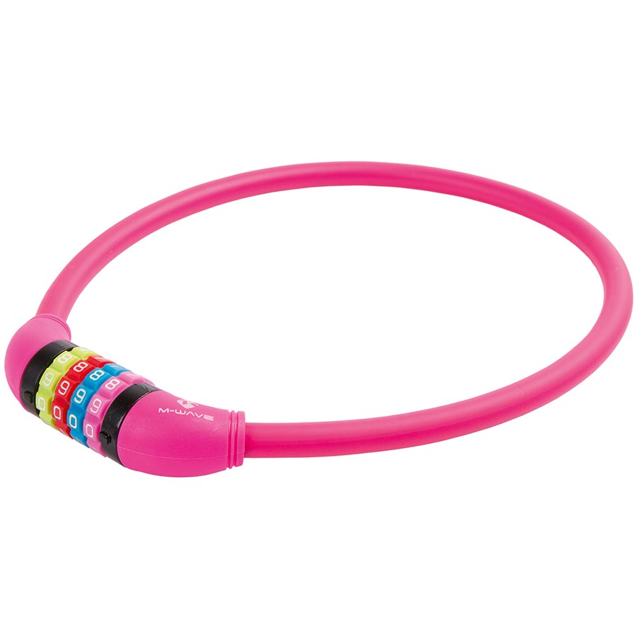 M-Wave, DS 12.6, Cable lock, Combination, 12mm, 12x650mm, Blue