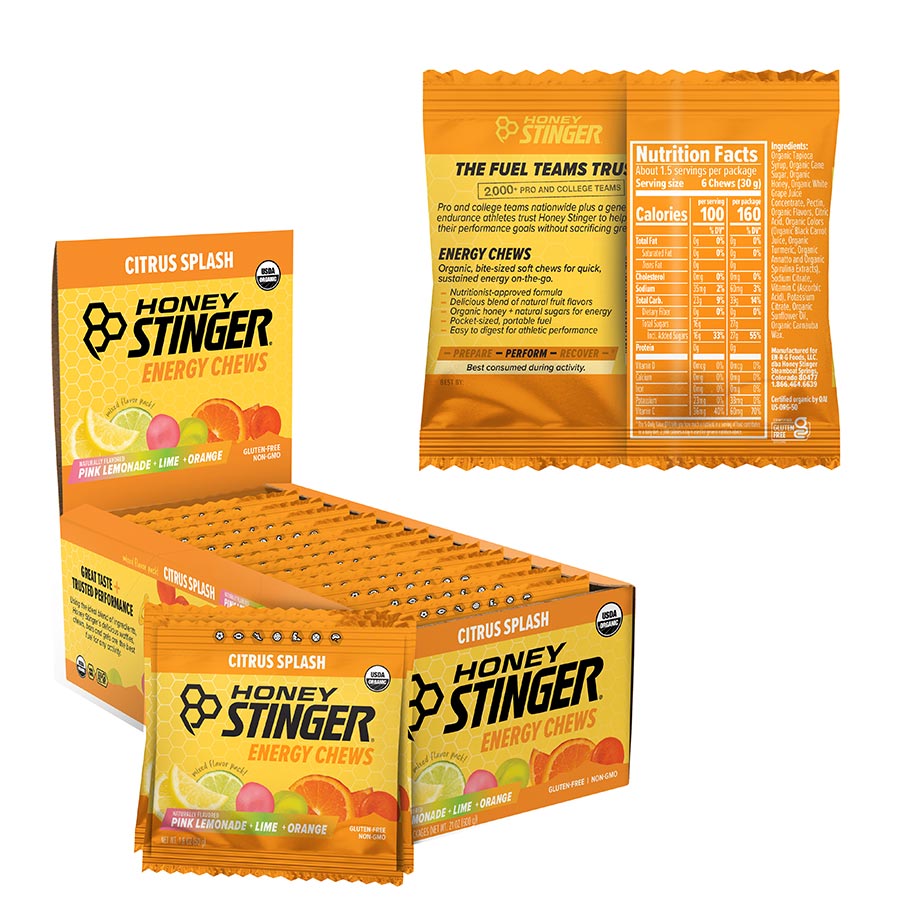 Honey Stinger, Energy Chews - Cherry Blossom, 12pcs