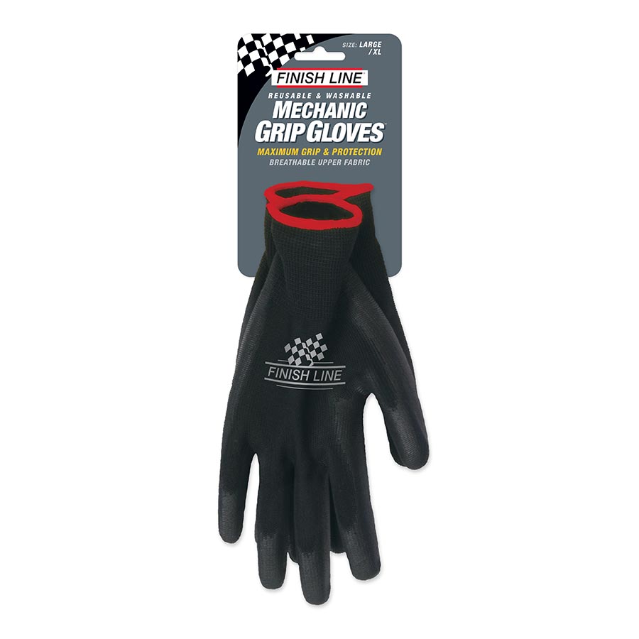 Finish Line, Mechanic Grip Gloves, SM, Pair