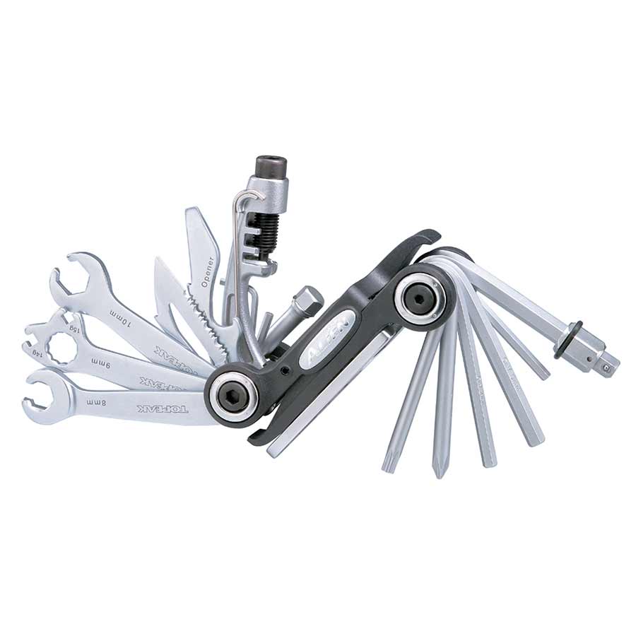 Topeak, Alien II 26 Function Mini Tool W/ Chain-Hook And New Clip Bag