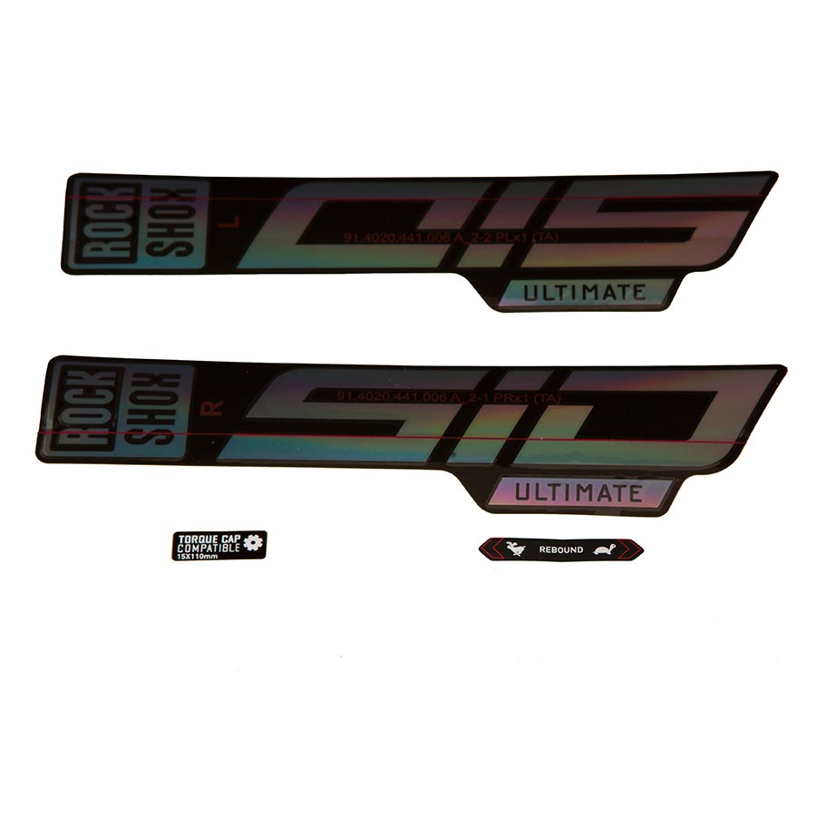 RockShox, SID 35 Ultimate Decal Kit, Matte Copper for Gloss Black Lowers