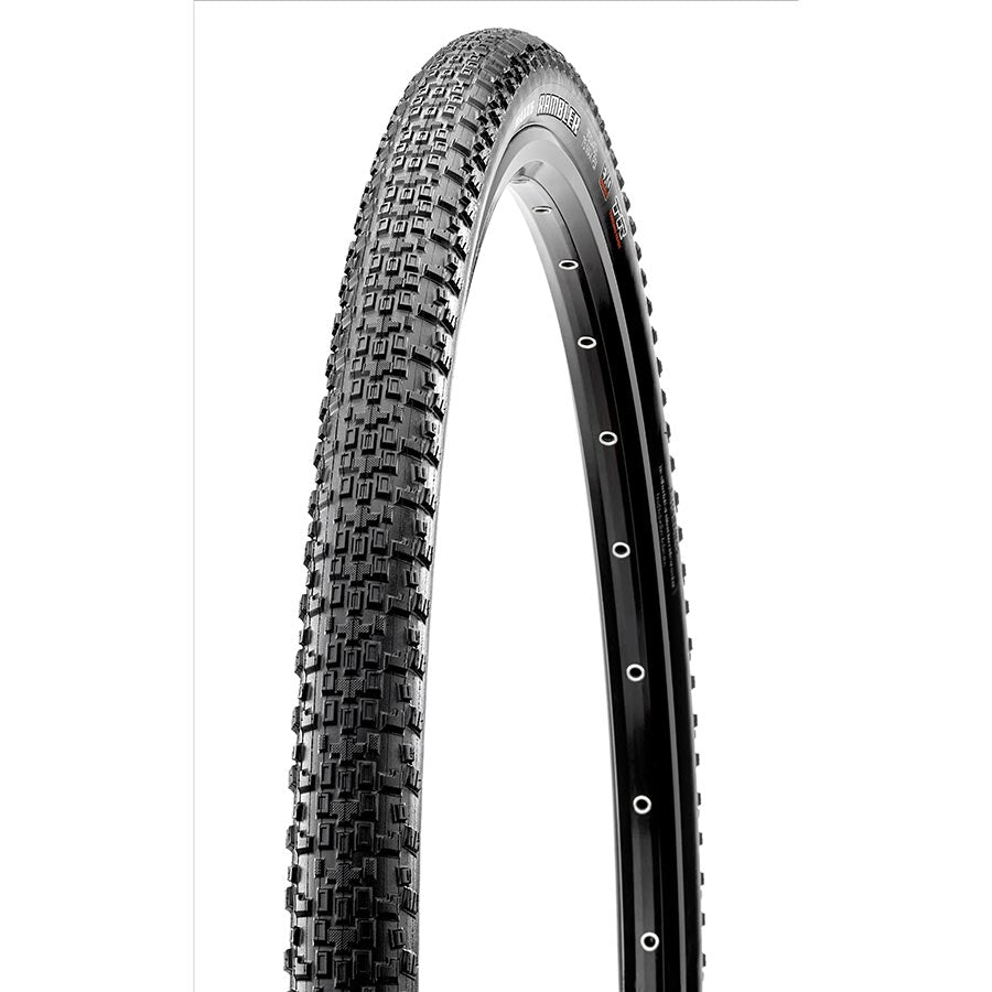 Maxxis, Rambler, Tire, 700x38C, Folding, Tubeless Ready, Dual, EXO, 120TPI, Black