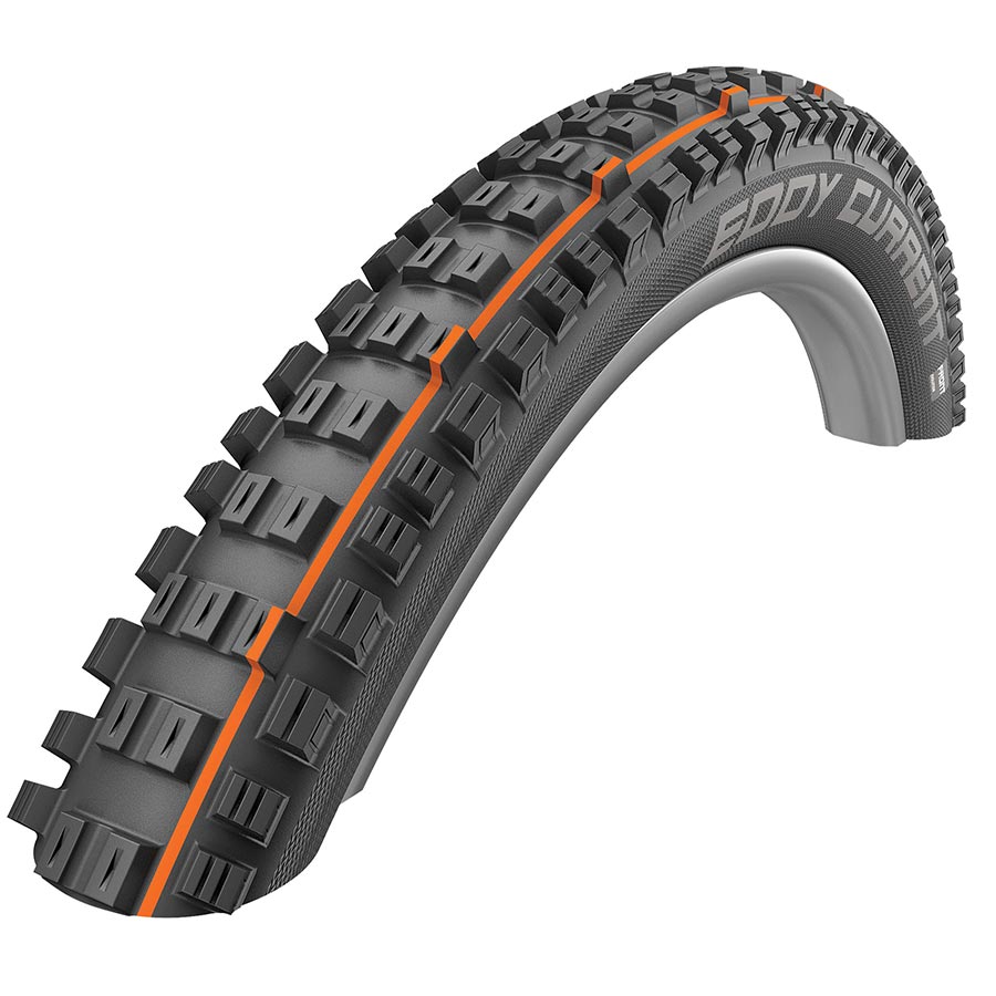 Schwalbe, Eddy Current Addix, Rear Tire, 27.5''x2.80, Folding, Tubeless Ready, Addix Soft, Super Gravity, 67TPI, Black