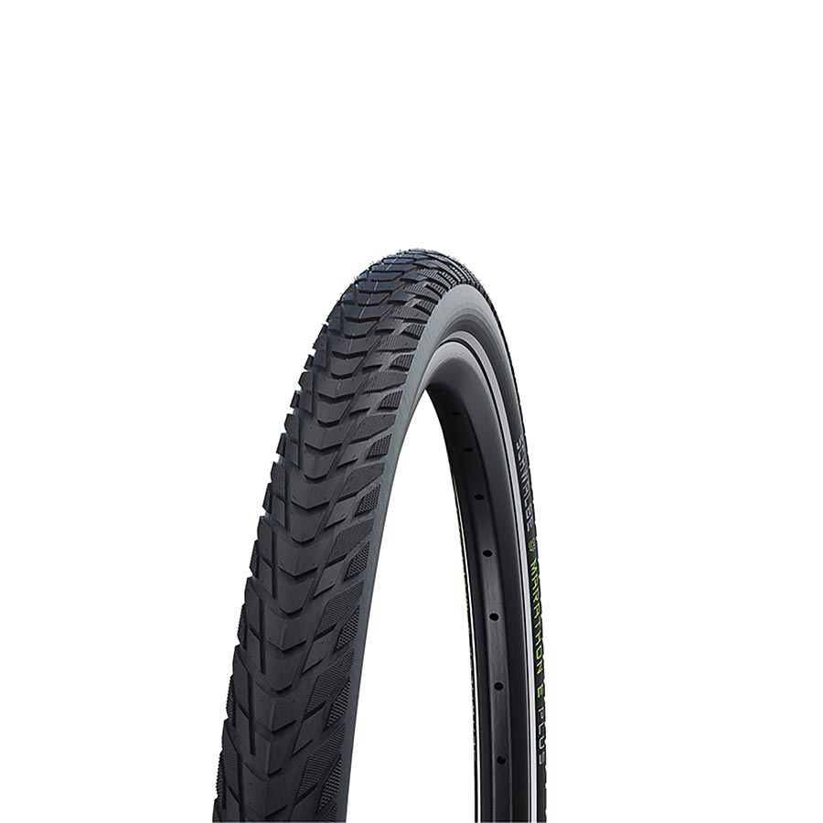 Schwalbe, Marathon E-Plus, Hybrid Tire, 700x45C, Wire, Clincher, Endurance, SmartGuard, 67TPI, Black