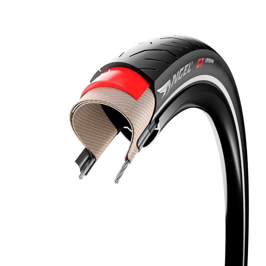 Pirelli, Angel GT Urban, Hybrid Tire, 700x42C, Black