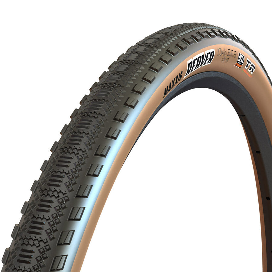 Maxxis, Reaver, Gravel Tire, 700x50C, Folding, Tubeless Ready, HYPR-X, EXO, 120TPI, Black
