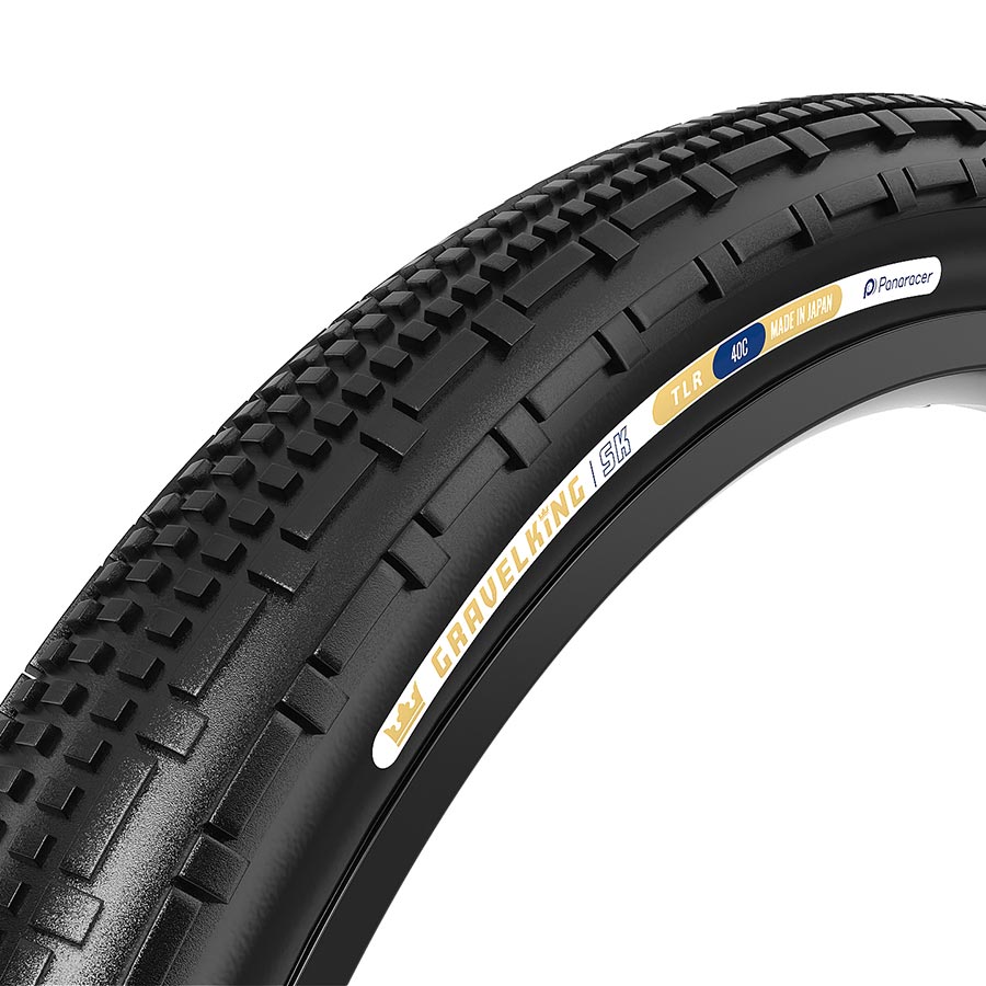 Panaracer, GravelKing SK, Gravel Tire, 700x35C, Folding, Tubeless Ready, ZSG Gravel, Tuff Tex, BeadLock, 120, Black