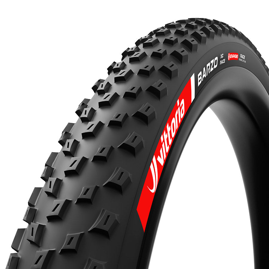 Vittoria, BARZO, Mountain Tire, 29x2.40, Folding, Tubeless Ready, Race Formulation Graphene + Silica, Nylon, 60TPI, Black