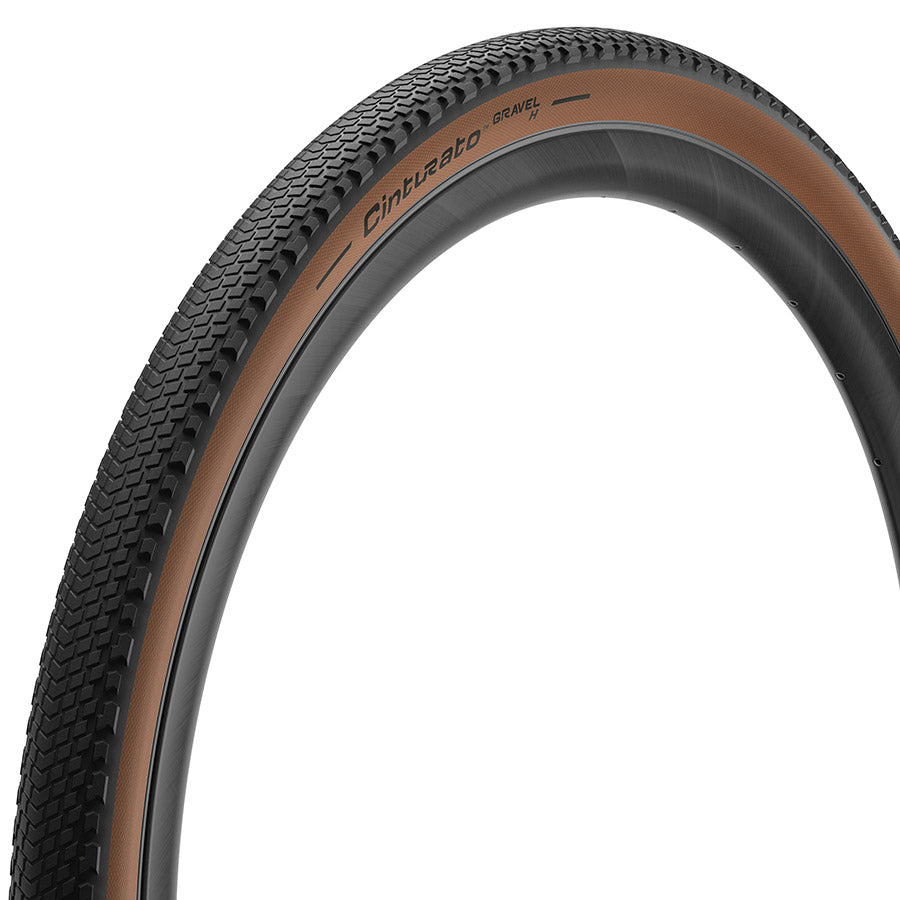 Pirelli, Cinturato Gravel H HP-Line, Gravel Tire, 700x40C, Folding, Tubeless Ready, SmartEVO GR, ProWALL Gravel, 120TPI, Black