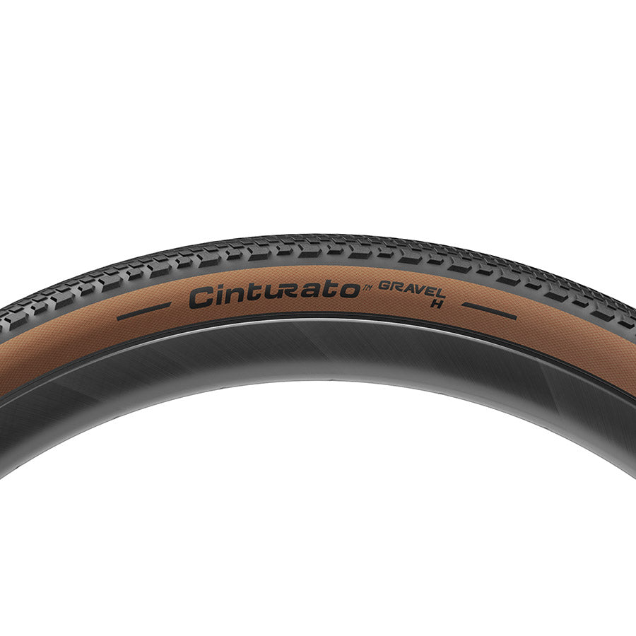 Pirelli, Cinturato Gravel H HP-Line, Gravel Tire, 700x40C, Folding, Tubeless Ready, SmartEVO GR, ProWALL Gravel, 120TPI, Black