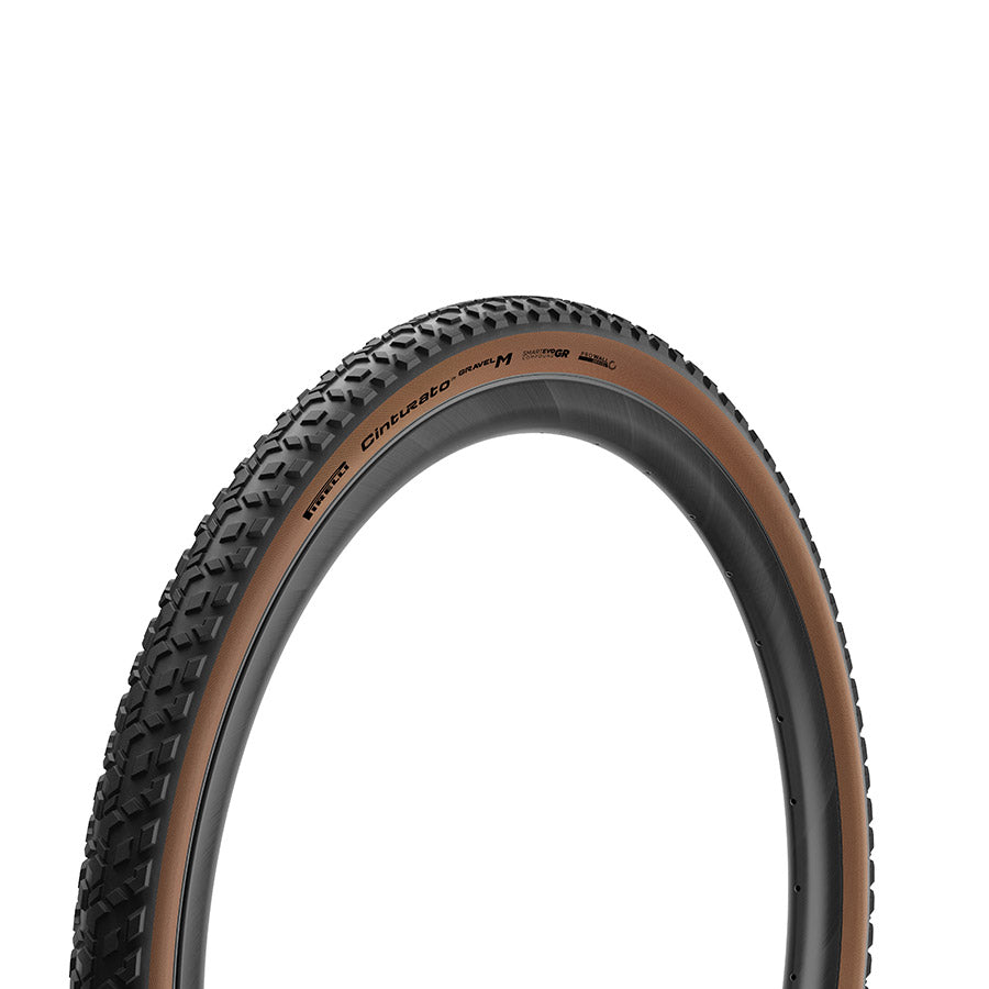 Pirelli, Cinturato Gravel M HP-Line, Gravel Tire, 700x40C, Folding, Tubeless Ready, SmartEVO GR, ProWALL Gravel, 120TPI, Black