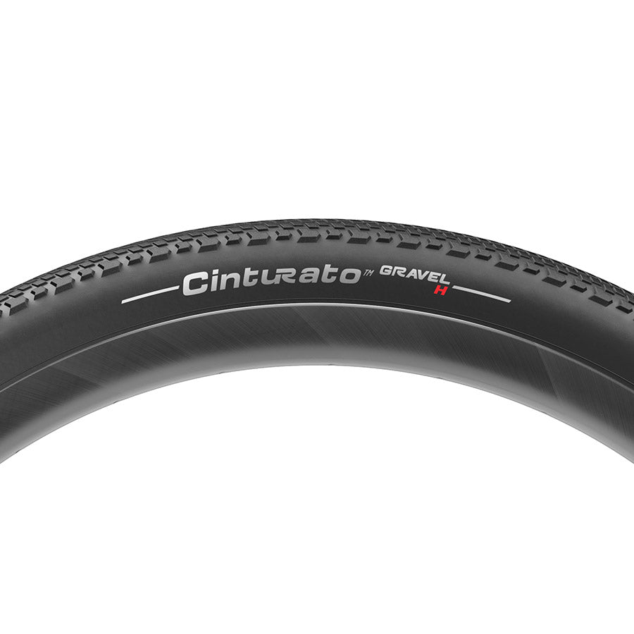 Pirelli, Cinturato Gravel H P-Line, Gravel Tire, 700x35C, Folding, Tubeless Ready, SpeedGrip, TechWALL, 60TPI, Black