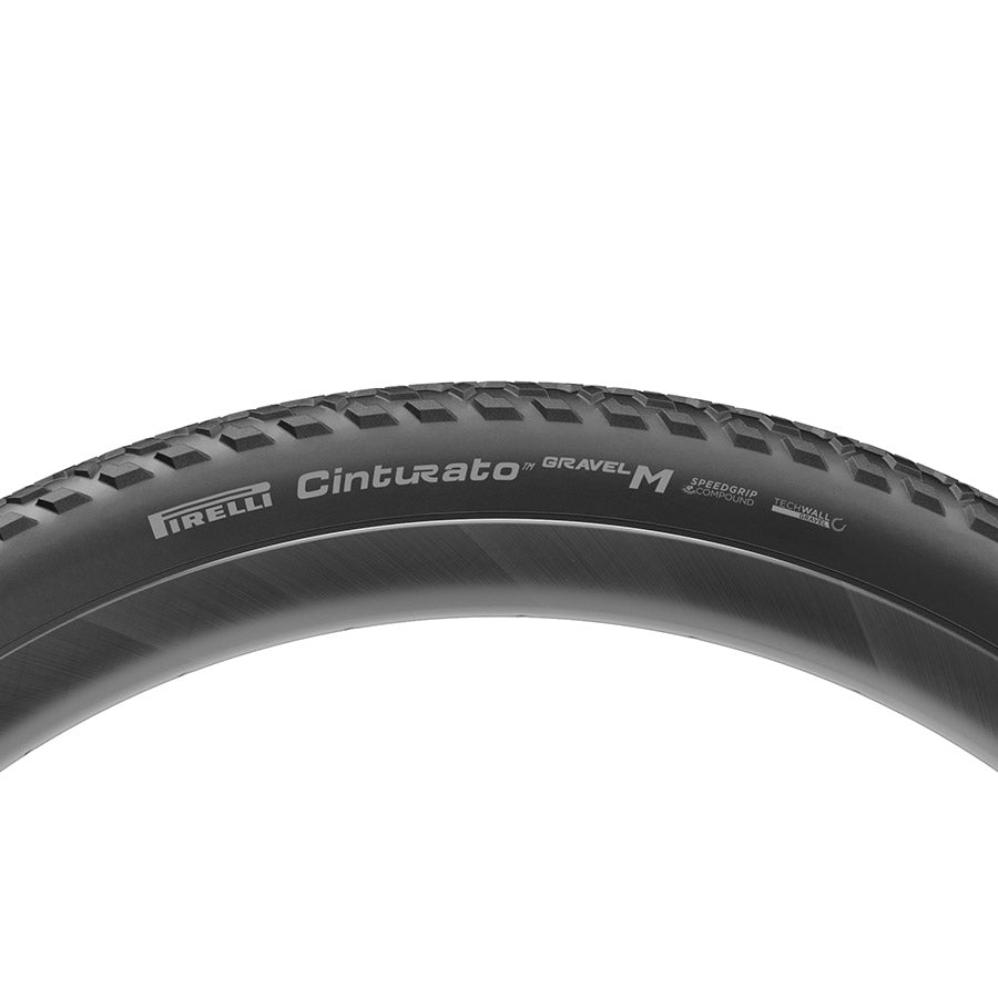 Pirelli, Cinturato Gravel M P-Line, Gravel Tire, 700x35C, Folding, Tubeless Ready, SpeedGrip, TechWALL, 60TPI, Black