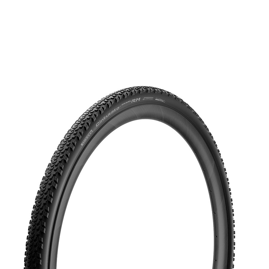 Pirelli, Cinturato Gravel RM P-Line, Gravel Tire, 700x35C, Folding, Tubeless Ready, SpeedGrip, TechWALL, 60TPI, Black