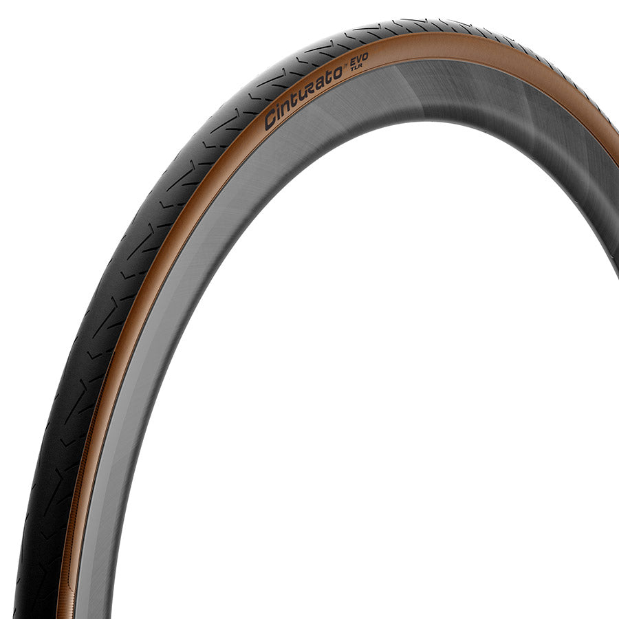 Pirelli, Cinturato EVO TLR, Road Tire, 700x28C, Folding, Tubeless Ready, SmartEVO AS, TechWALL+, 60TPI, Black
