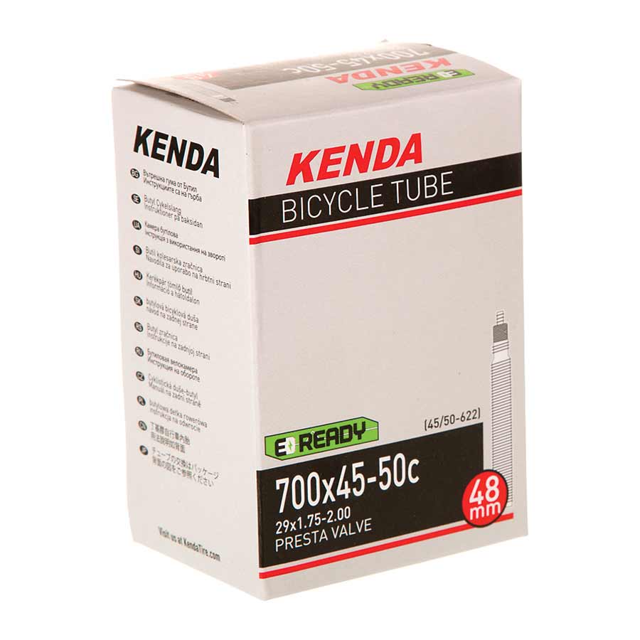 Kenda, Presta-Removable Valve Core, Tube, Presta, Length: 48mm, 26'', 3.50-4.50