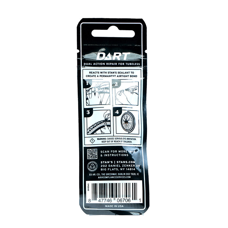 Stans No Tubes, DART Refill, Tubeless Repair