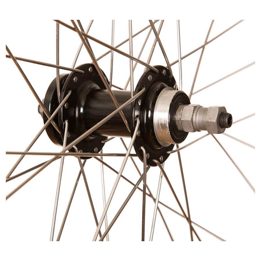 RCG, DW19-700, Wheel, Rear, 700C / 622, Holes: 36, QR, 135mm, Rim and Disc IS 6-bolt, Freewheel