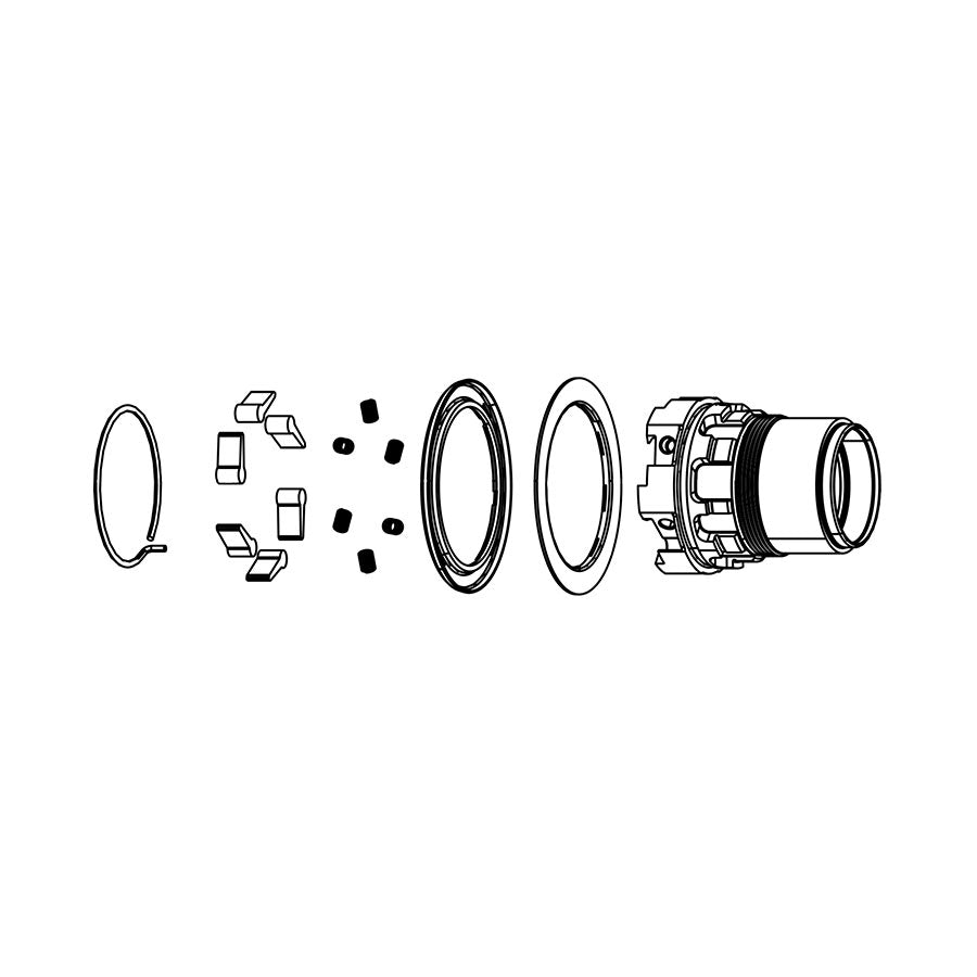 Zipp, ZM2 SL, Freehub Body, Shimano Micro Spline, 12