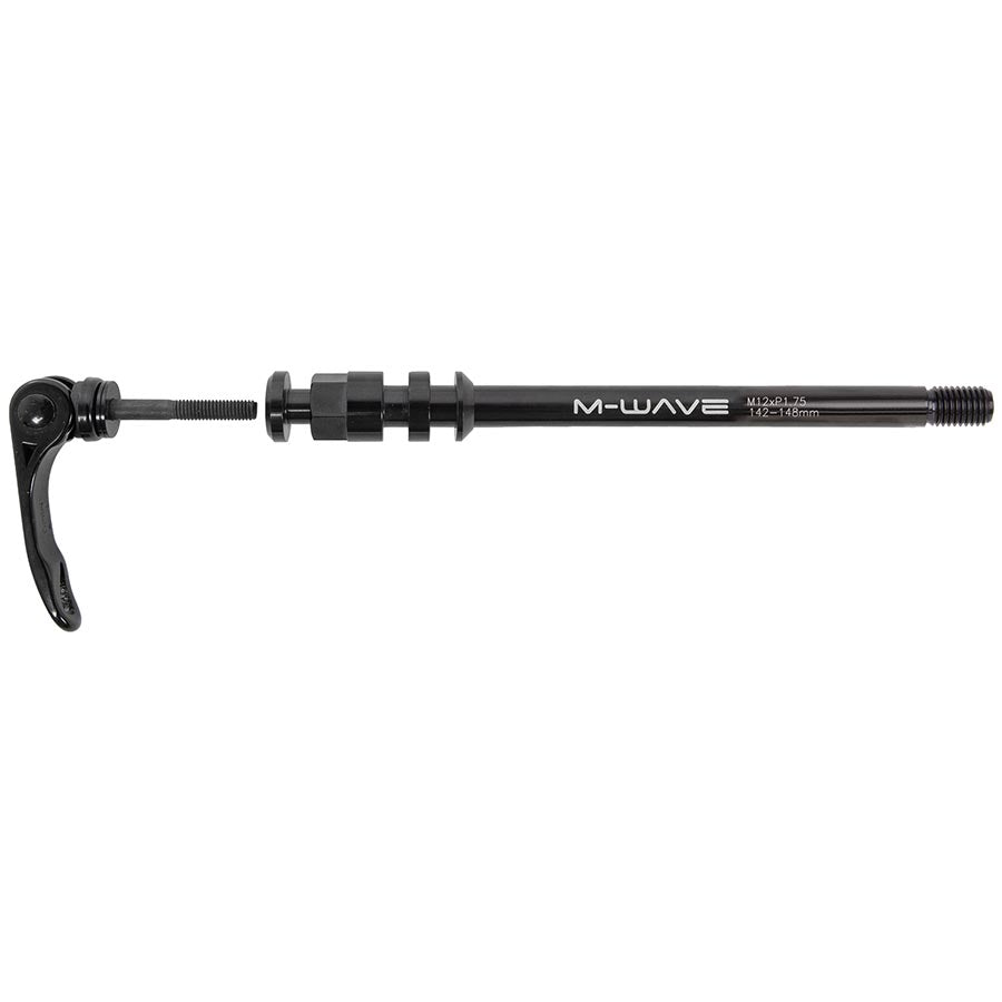 M-Wave, Stalwart 180mm, Thru Axle, Rear, 12x142mm TA, Length: 180mm, Thread Length: 20mm, Thread Pitch: M12x1.75, Stalwart trailer