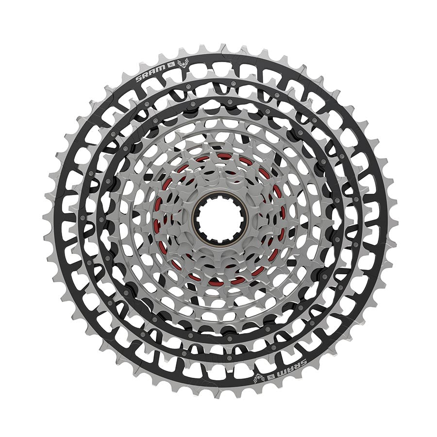SRAM XX SL Eagle T-Type XS-1299 Cassette - 12-Speed, 10-52t, For XD Driver, Silver/Black