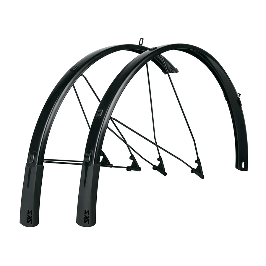 SKS Germany, B46 Bluemels Style, Fender, 700C, 37mm, Black, Set