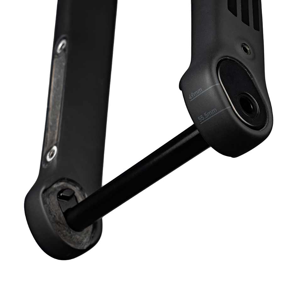 ENVE, Adventure, Rigid Fork, 700C, 1-1/8''-1.5'', 12x100mm TA, Rake: 49mm/55.5mm, Black