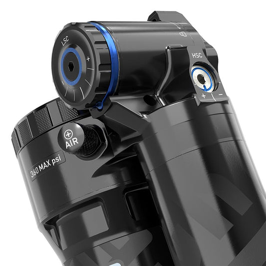 RockShox, Super Deluxe Ultimate RC2T, Rear shock, 205x65, Shaft Eyelet: Trunnion, Body Eyelet: Standard, 205X65 Linear Air, 0Neg/4Pos Tokens, LinearReb/LComp, 320lb Lockout, Niner WFO